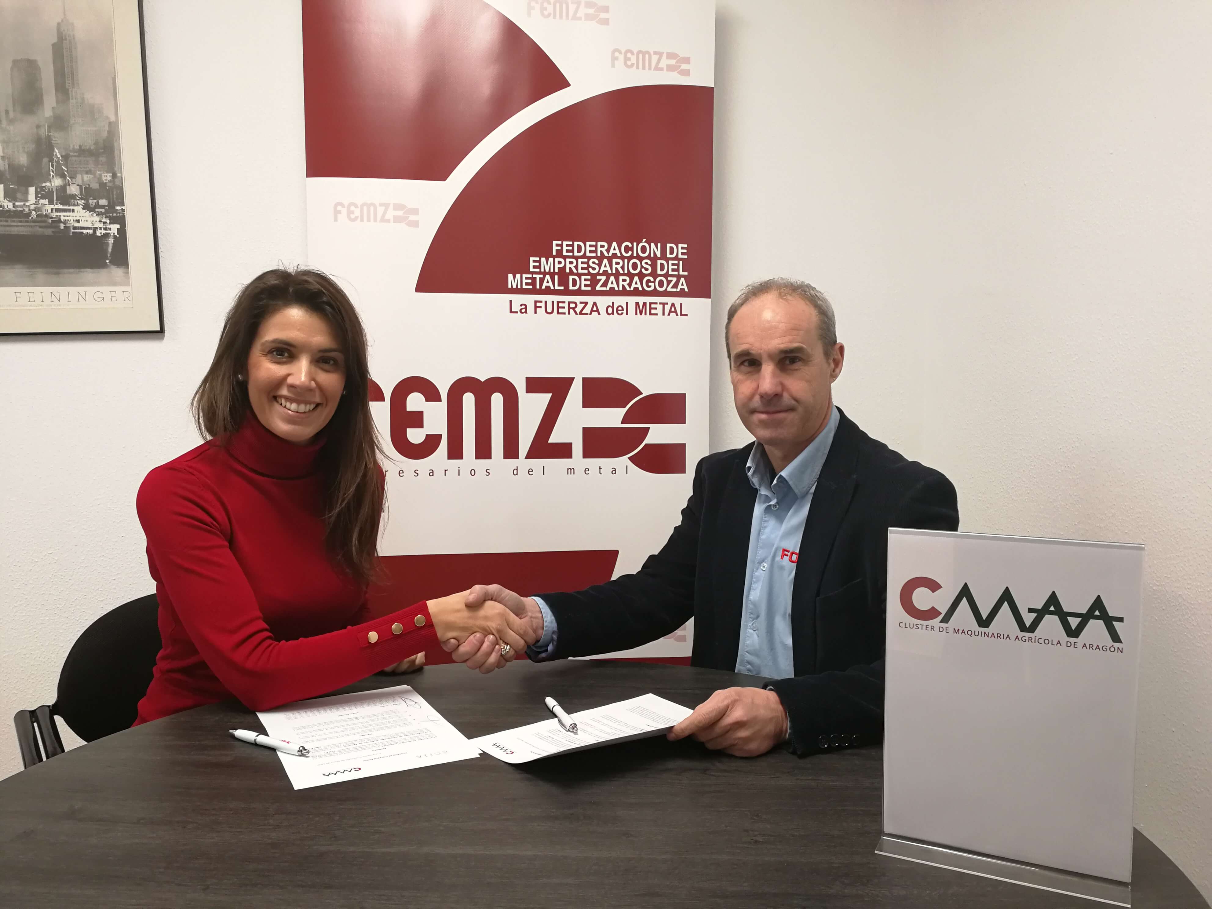 EL CLUSTER DE LA MAQUINARIA AGRÍCOLA DE ARAGÓN FIRMA UN ACUERDO DE COLABORACIÓN CON ECIJA