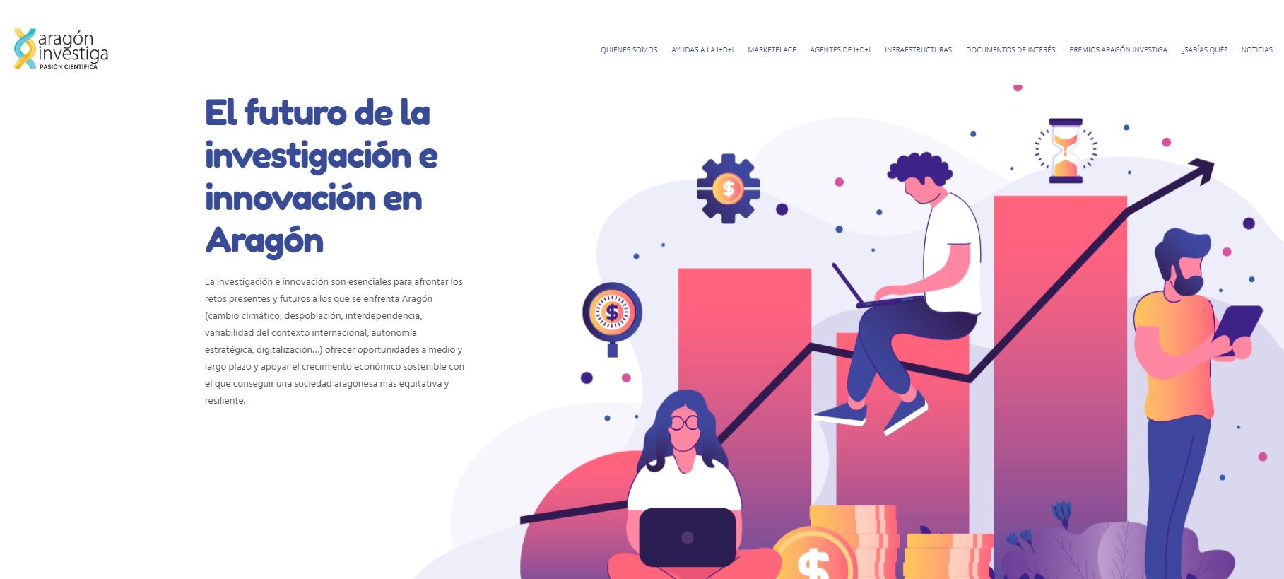 LA NUEVA WEB DEL GOBIERNO DE ARAGÓN WWW.ARAGONINVESTIGA.ES RECOPILA LAS AYUDAS A LA I+D+I