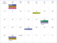 Calendario del contribuyente: junio 2025