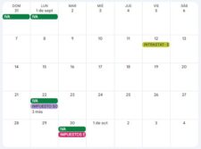 Calendario del contribuyente. Septiembre 2025