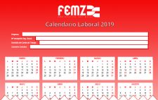 CALENDARIO LABORAL 2019: DESCARGABLE
