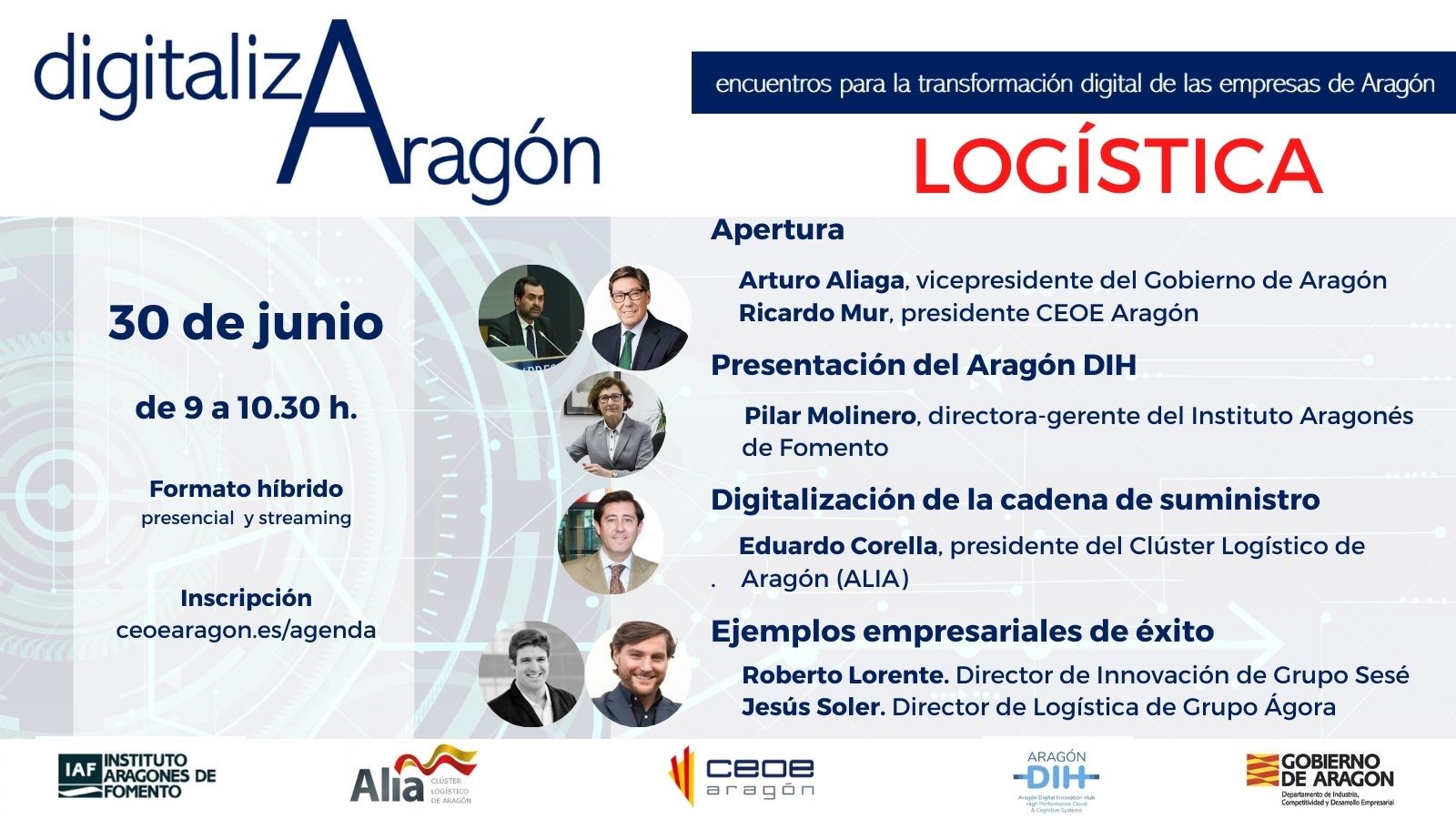 ENCUENTROS DIGITALIZARAGÓN: LOGÍSTICA
