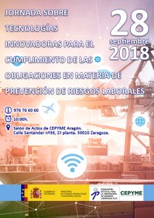 JORNADA SOBRE TECNOLOGÍAS INNOVADORAS PARA EL CUMPLIMIENTO DE LAS OBLIGACIONES EN MATERIA DE PREVENCIÓN DE RIESGOS LABORALES