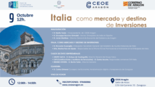 CEOE Aragón organiza una jornada sobre Italia como destino de inversiones