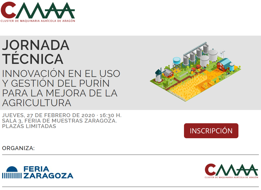 JORNADA “INNOVACIÓN EN EL USO Y GESTIÓN DEL PURÍN PARA LA MEJORA DE LA AGRICULTURA”