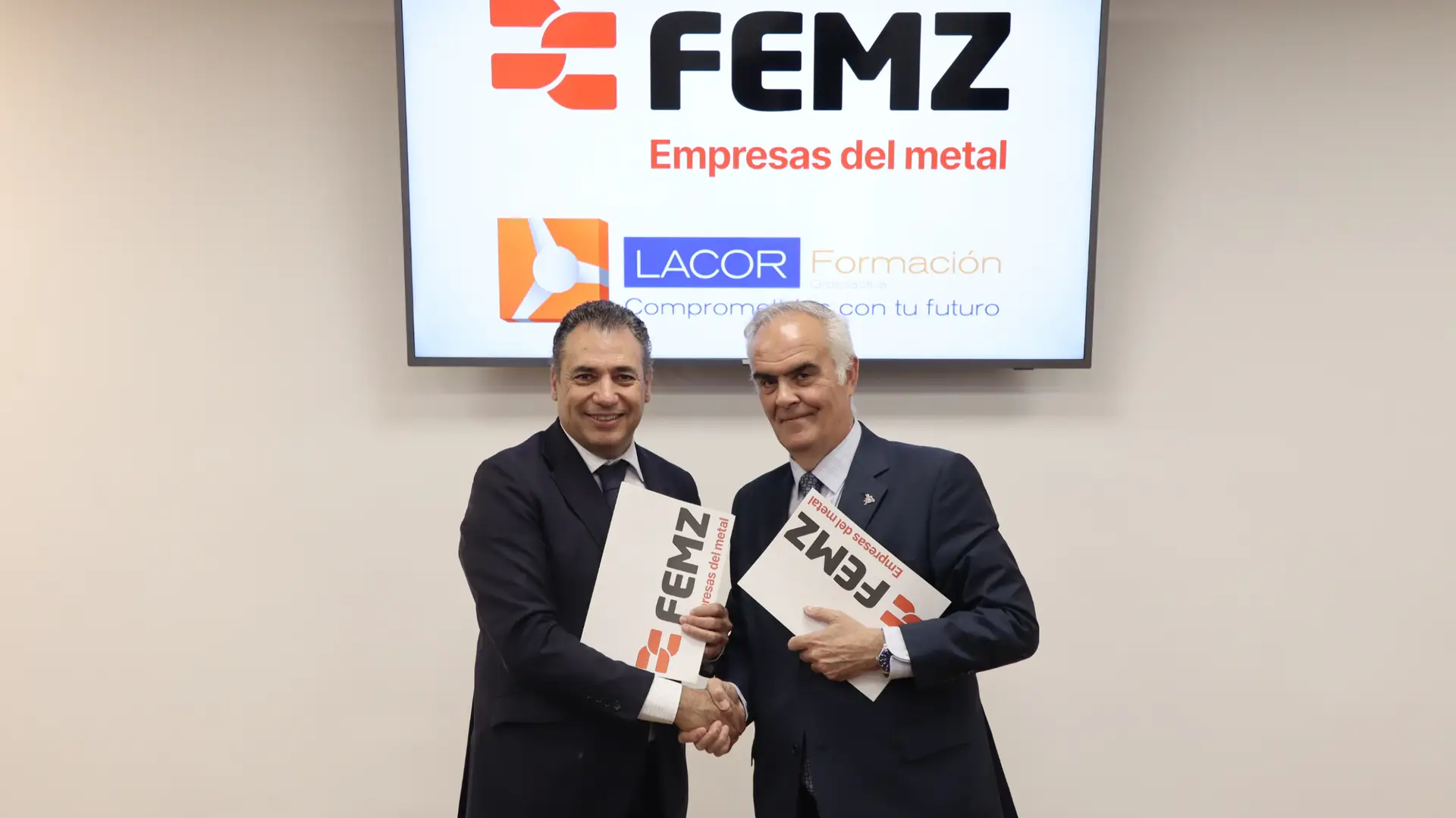 FEMZ y Lacor Formación firman una alianza estratégica para atraer y formar talento en el sector del metal