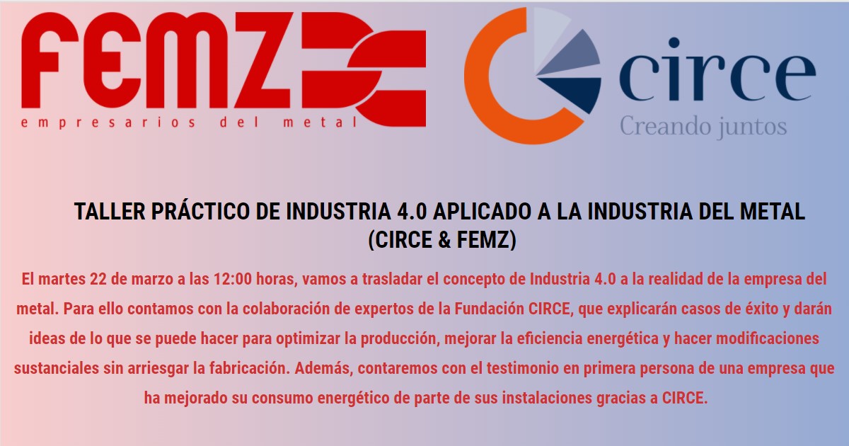 TALLER PRÁCTICO DE INDUSTRIA 4.0 APLICADA A LA INDUSTRIA DEL METAL