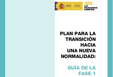 GUÍA DEL MINISTERIO DE SANIDAD SOBRE LA FASE 1